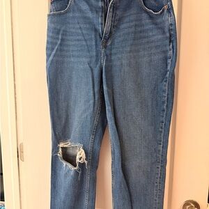 Abercrombie ankle straight jeans